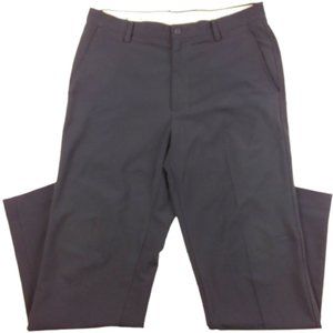 FootJoy Golf Pants Chinos Flat Front Straight Leg Navy Blue Business Gift